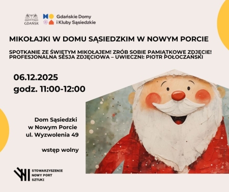 Mikołajki w Domu Sąsiedzkim w Nowym Porcie