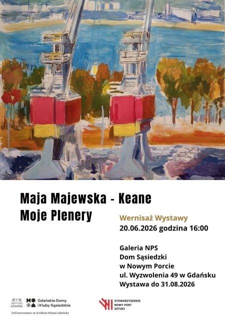 „Moje Plenery” - wystawa malarstwa Mai Majewskiej-Keane